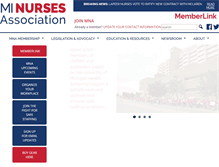 Tablet Screenshot of minurses.org